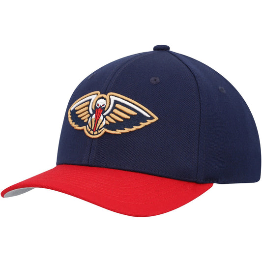 Men's Mitchell & Ness NBA Team 2 Tone 2.0 Stretch Snapback NBA Pelicans