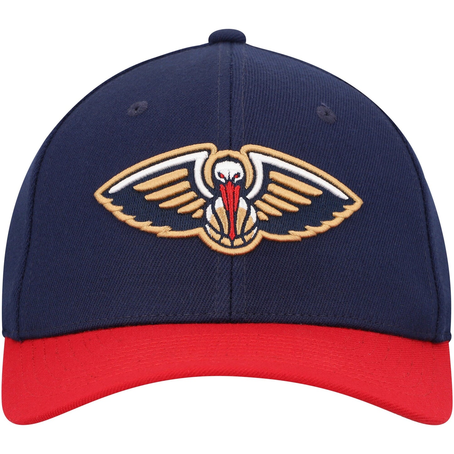 Men's Mitchell & Ness NBA Team 2 Tone 2.0 Stretch Snapback NBA Pelicans