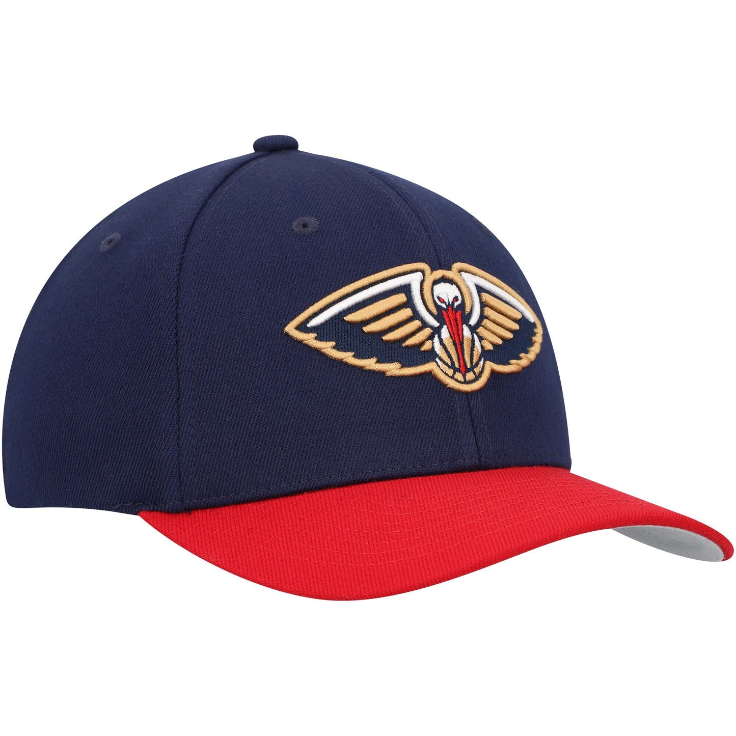 Mitchell & Ness Men's NBA Team 2 Tone 2.0 Stretch Snapback NBA Pelicans Snapback Caps