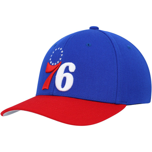 Mitchell & Ness Men's NBA Team 2 Tone 2.0 Stretch Snapback NBA 76Ers Snapback Caps