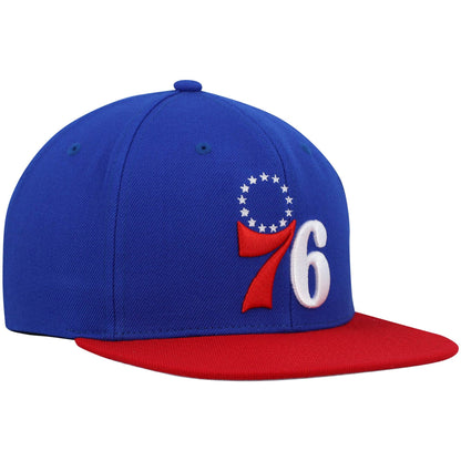 Mitchell & Ness Men's NBA Philadelphia 76Ers Team 2 Tone 2.0 Snapback