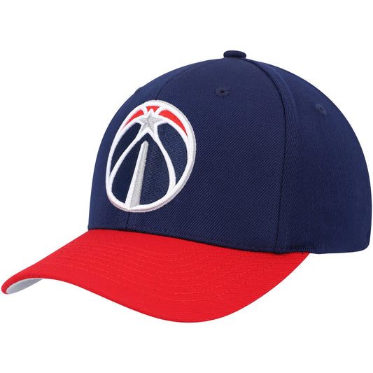 Mitchell & Ness Men's NBA Team 2 Tone 2.0 Stretch Snapback NBA Wizards Snapback Caps