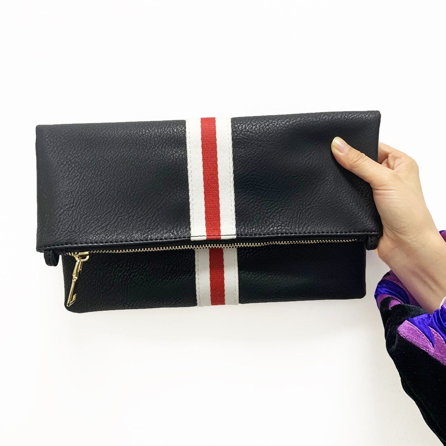 Threaded Pear Toni Fold Over Clutch