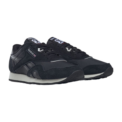 Reebok Men's Cl Nylon 'Black Morning Fog' Sneakers