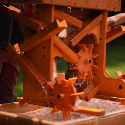 Outdoor Wooden Water Table for Toddlers | Kids’ Sensory Play Station