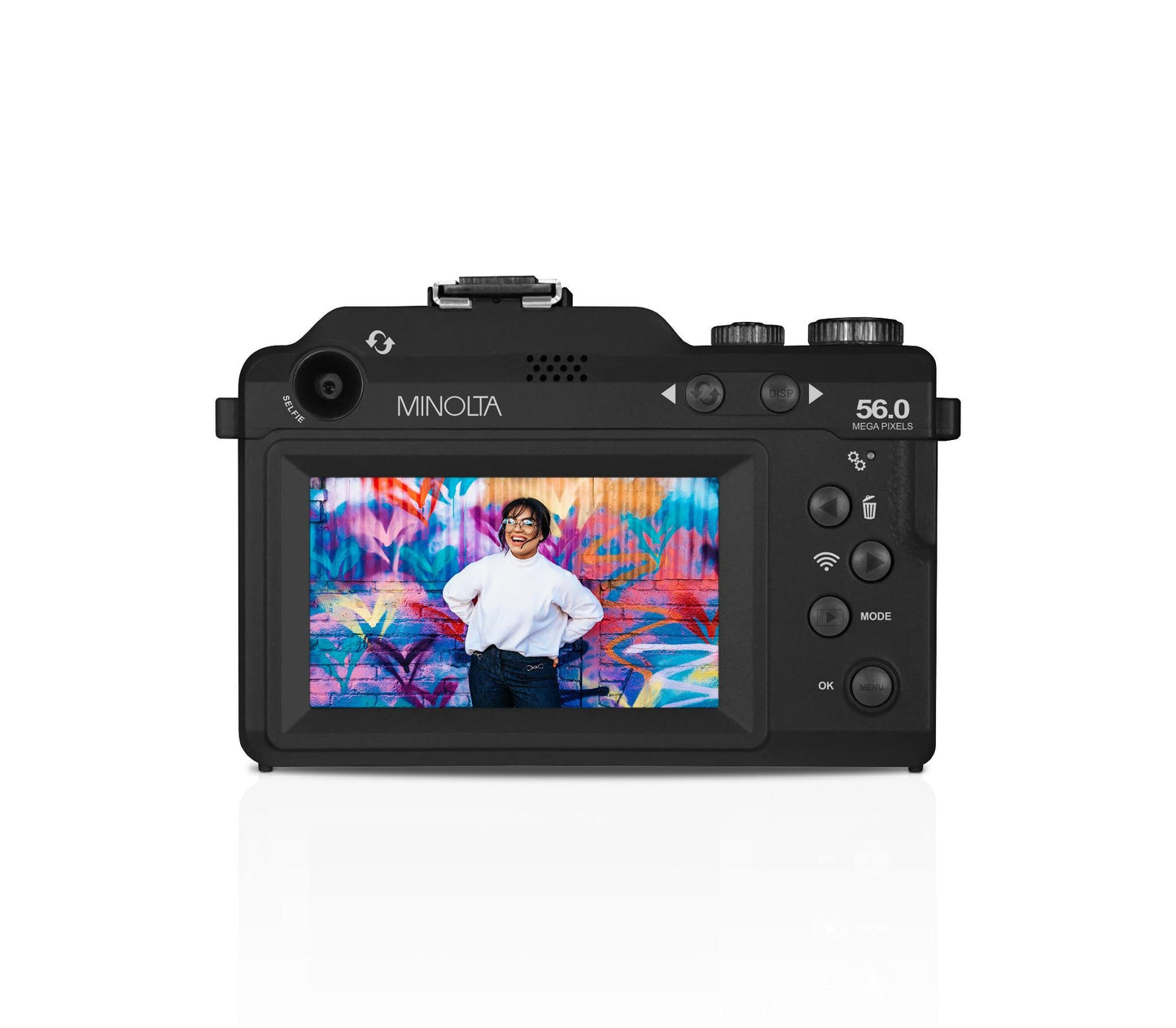 MND65 56 MP Autofocus / 4K60FPS Ultra HD Camera w/WiFi and Selfie Lens