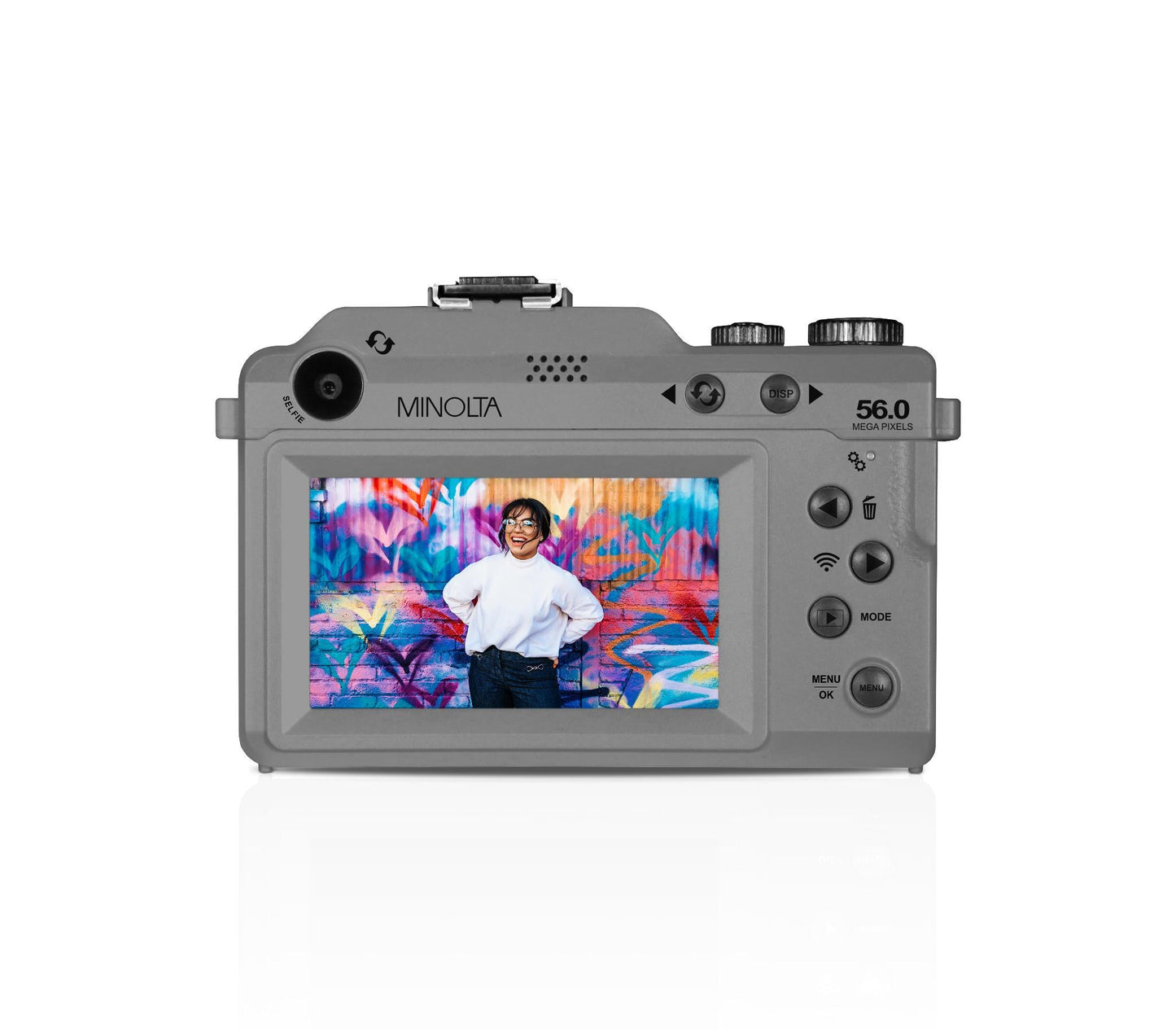 MND65 56 MP Autofocus / 4K60FPS Ultra HD Camera w/WiFi and Selfie Lens