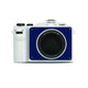 White w/ Blue Faceplate