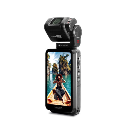 MN5KGP1 5K Ultra HD / 20 MP Handheld Pocket Camcorder w/Motorized Tilting Lens Head