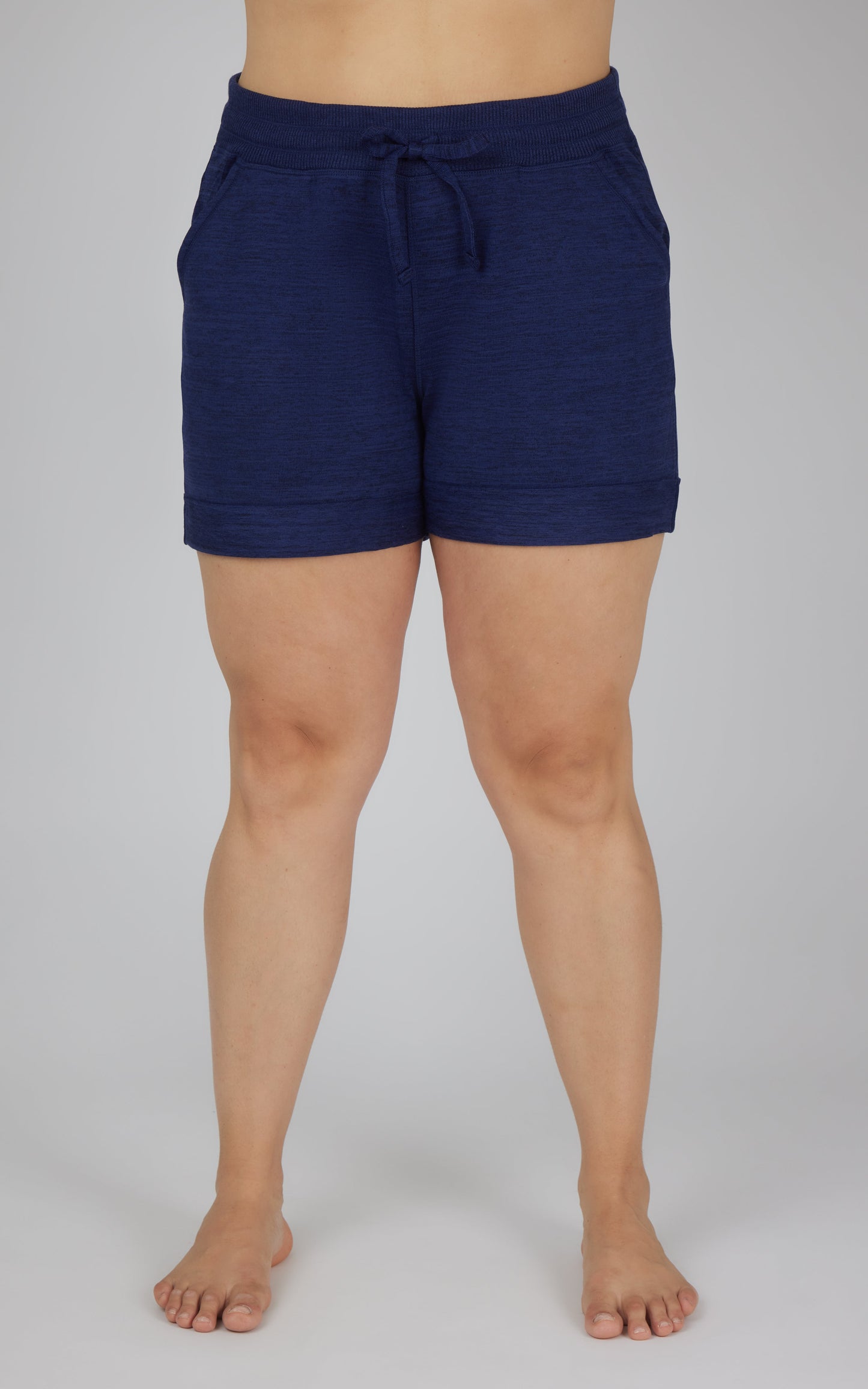 Plus Size Soft and Comfy Activewear Lounge Shorts