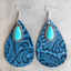 Turquoise, Red, Blue