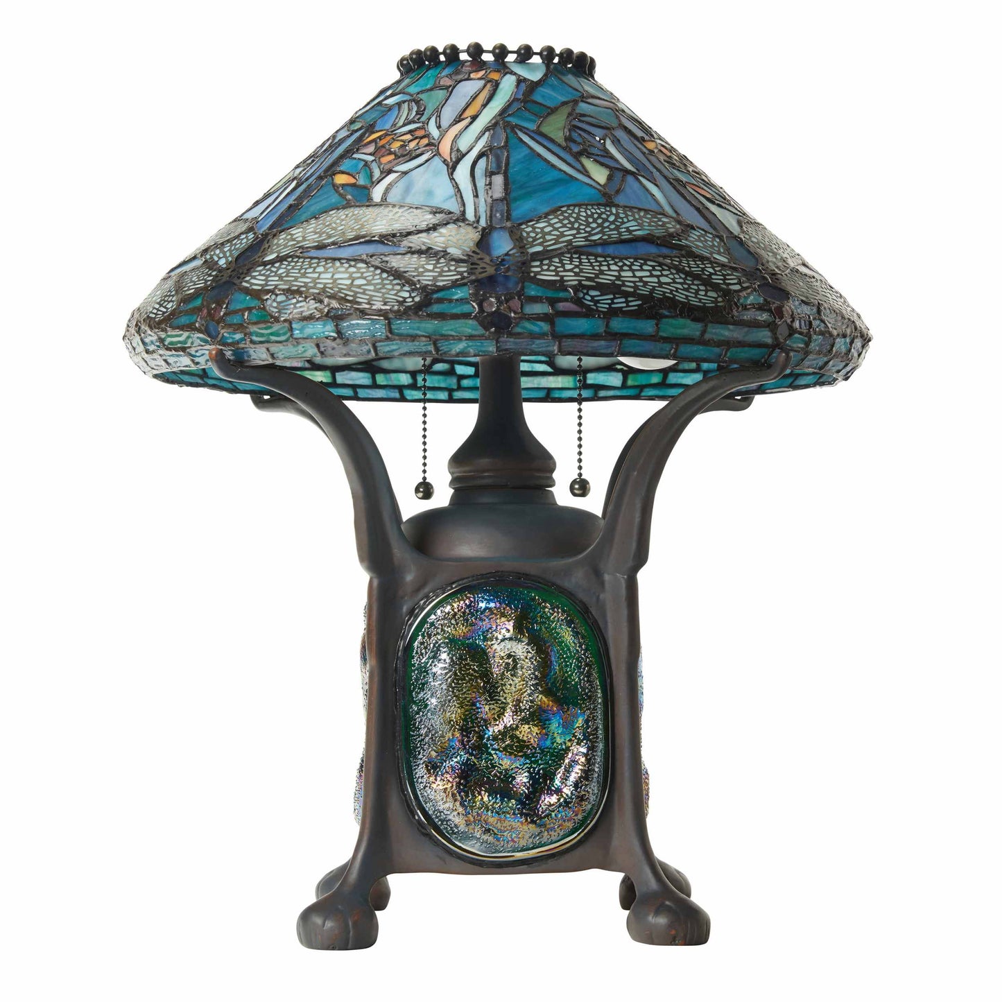 Aqua/ Green/ Amber/ Antique Bronze-