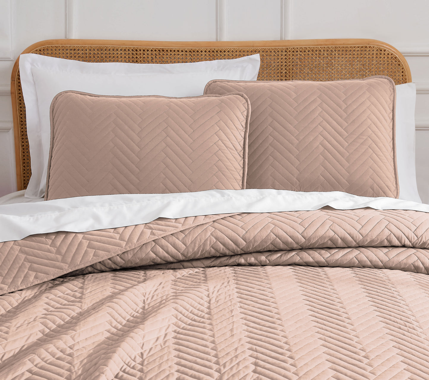 Chevron Rose Dust-