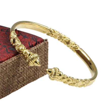 Goldtone Pumpkin Cuff