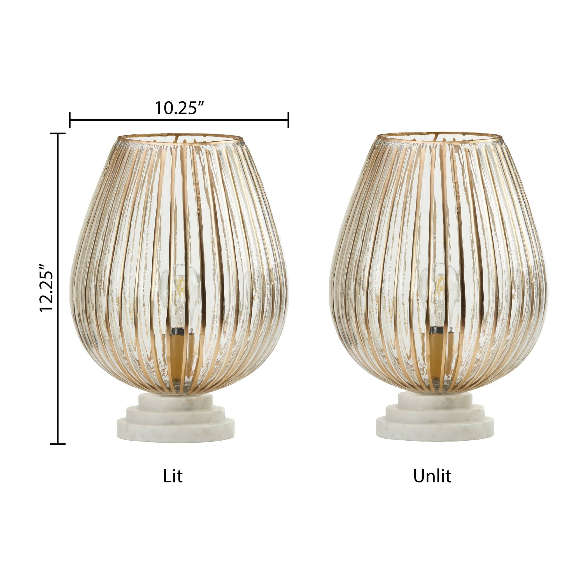 Gold/ Clear/ White-