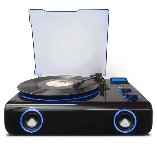 Victor Beacon Hybrid 5-in-1 Turntable System with Bluetooth & FM Radio