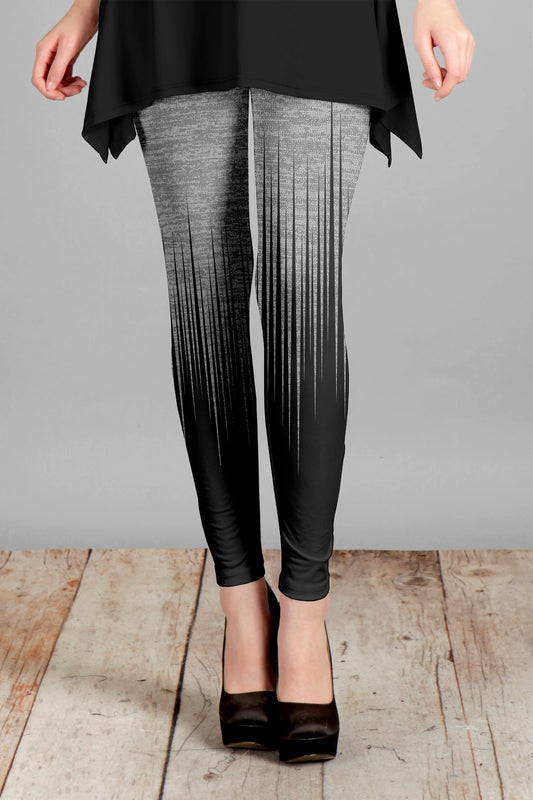 Black Geometric Print-