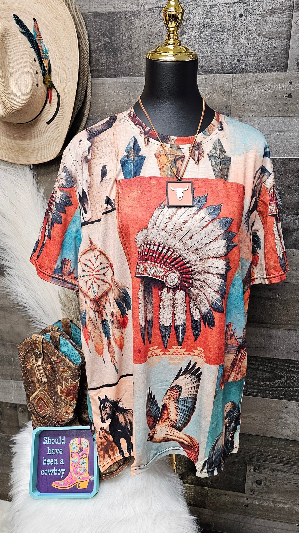Baha Ranch Bohemian Dreams Oversized T Shirt