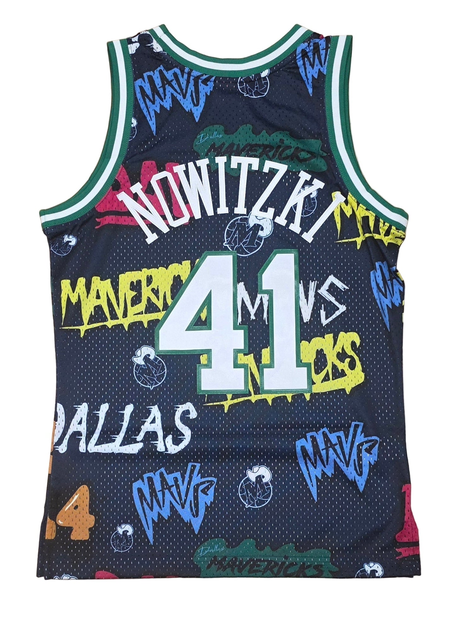 Mitchell & Ness Men's Slap Sticker Swingman Jersey Mavericks 1998 Dirk Nowitzki