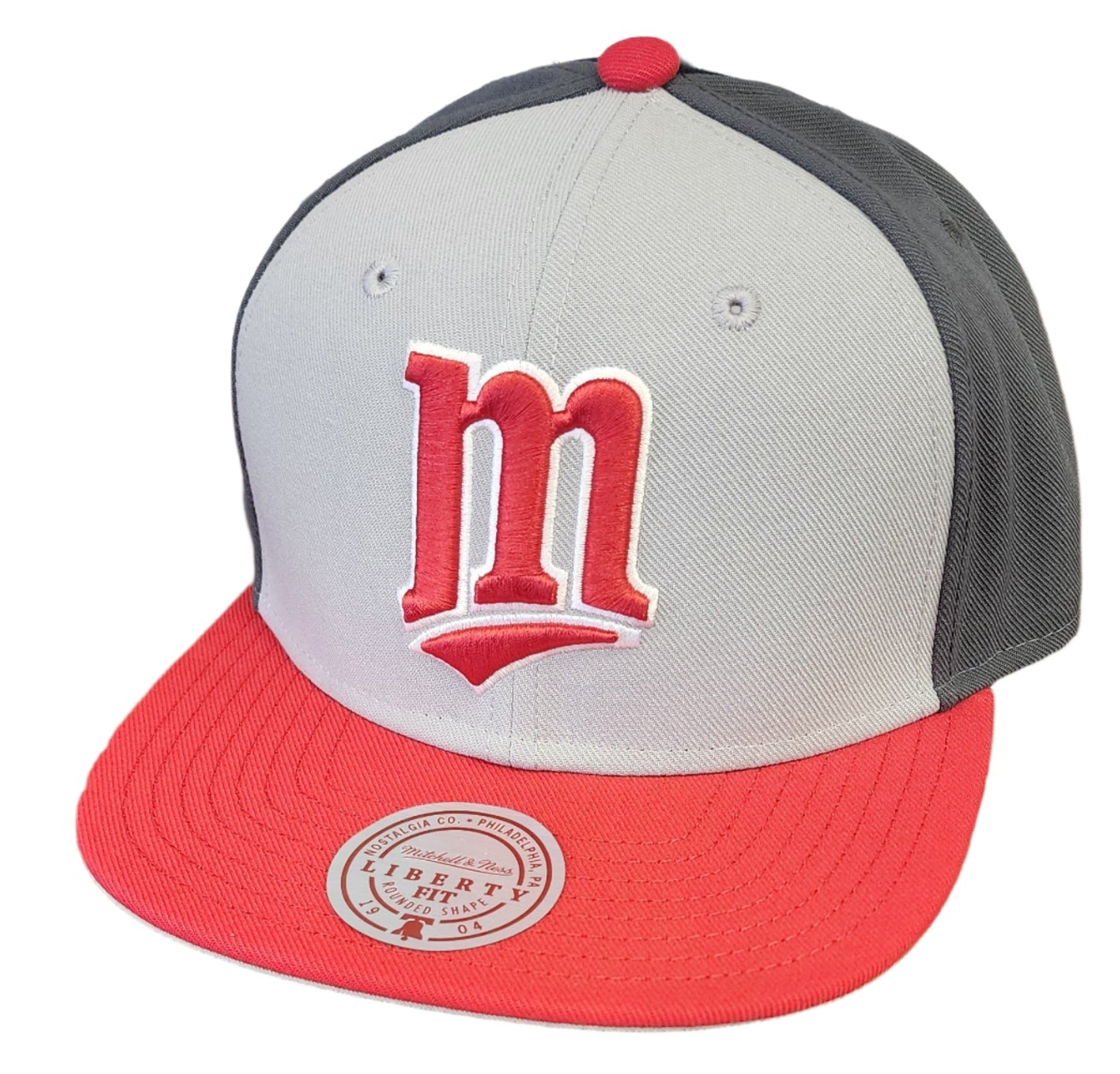 Mitchell & Ness Men's MLB Triple Play Liberty Snapback Coop Twins Snapback Caps
