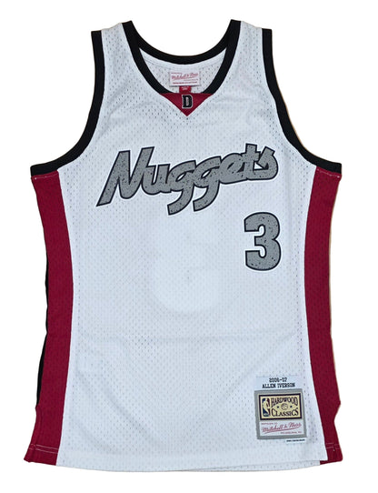 Mitchell & Ness Men's Cracked Cement Swingman Jersey Nuggets 2006 Allen Iverson