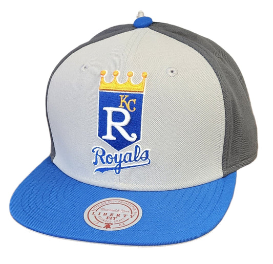Mitchell & Ness Men's MLB Triple Play Liberty Snapback Coop Royals Snapback Caps