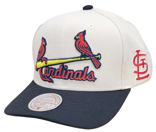 Mitchell & Ness Men's MLB Off Word Pro Snapback Cardinals Snapback Caps