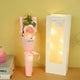 Pink Rose + Box + Light