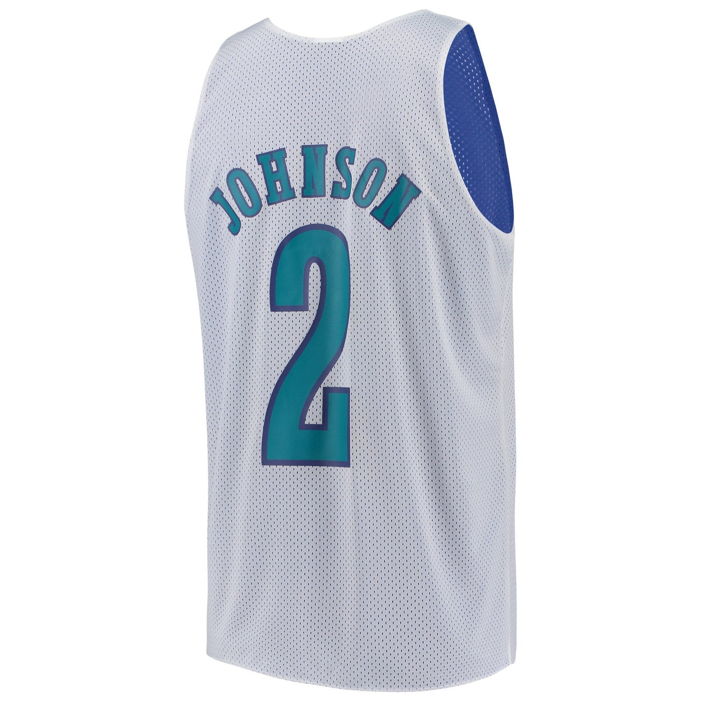 Men's Mitchell & Ness Reversible Mesh Tank Hornets Larry Johnson
