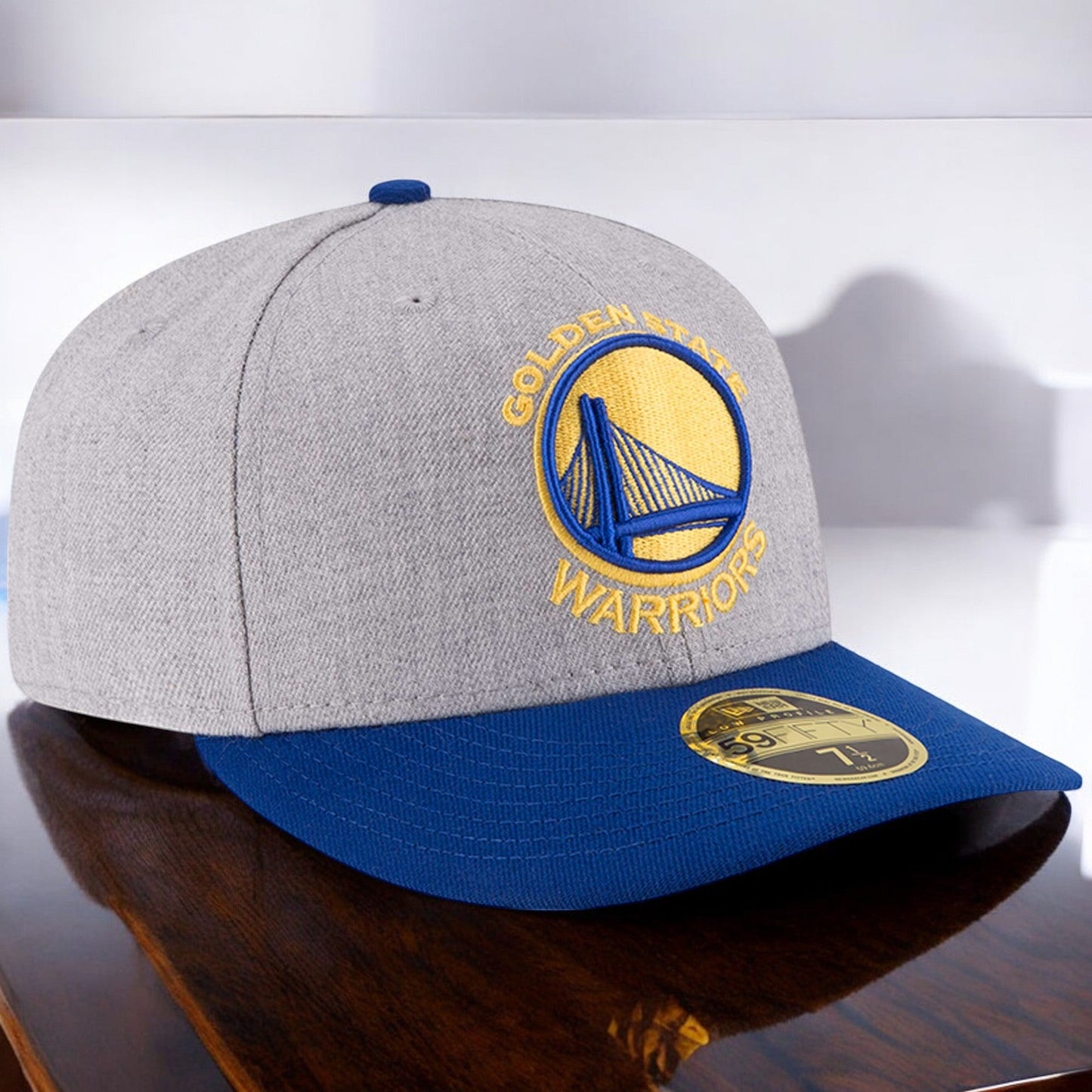 New Era Men's NBA Low Profile Authentic 59Fifty Warriors