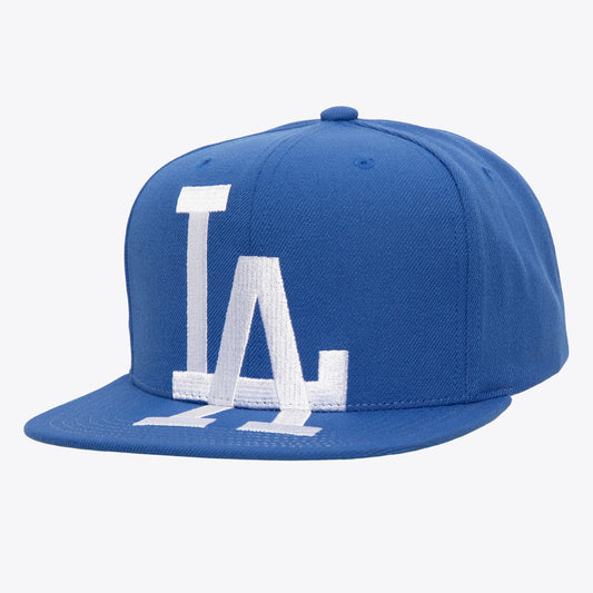 Mitchell & Ness Men's MLB Xl Logo Snapback Dodgers Snapback Caps