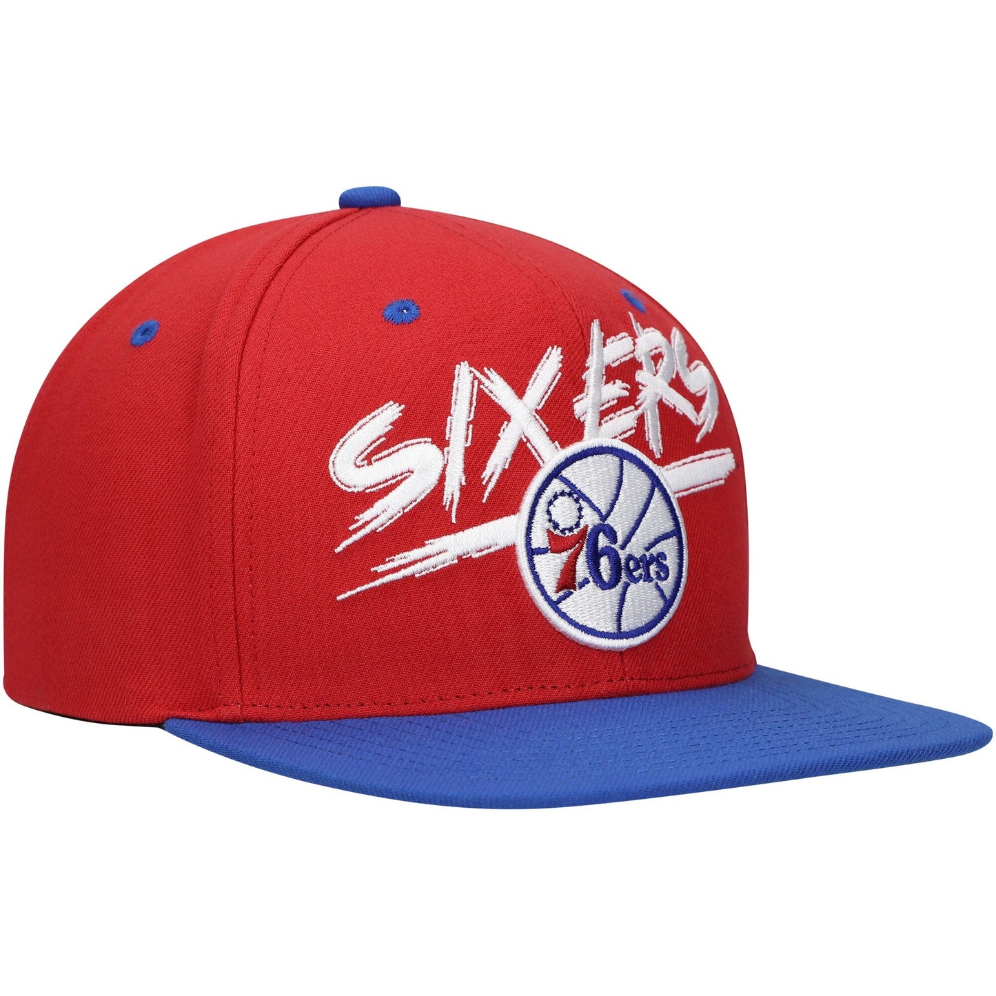 Mitchell & Ness Men's NBA Transcript Snapback Hwc 76Ers Snapback Caps