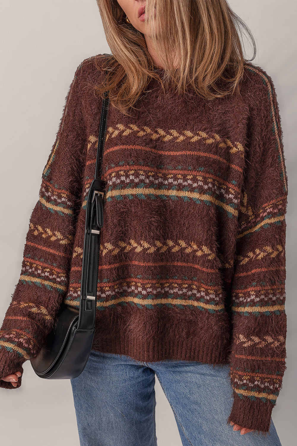 Madison Knitted Drop Shoulder Sweater