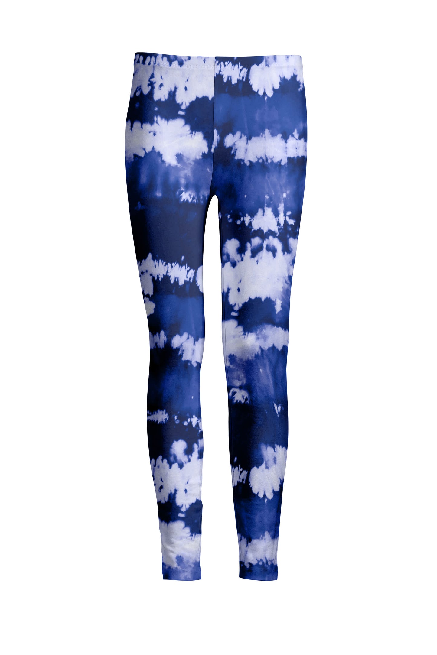Blue White Tie Dye-