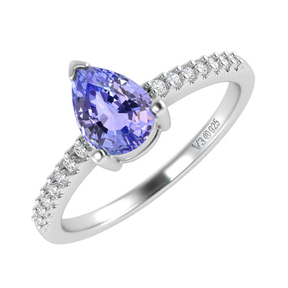 Blue, White-