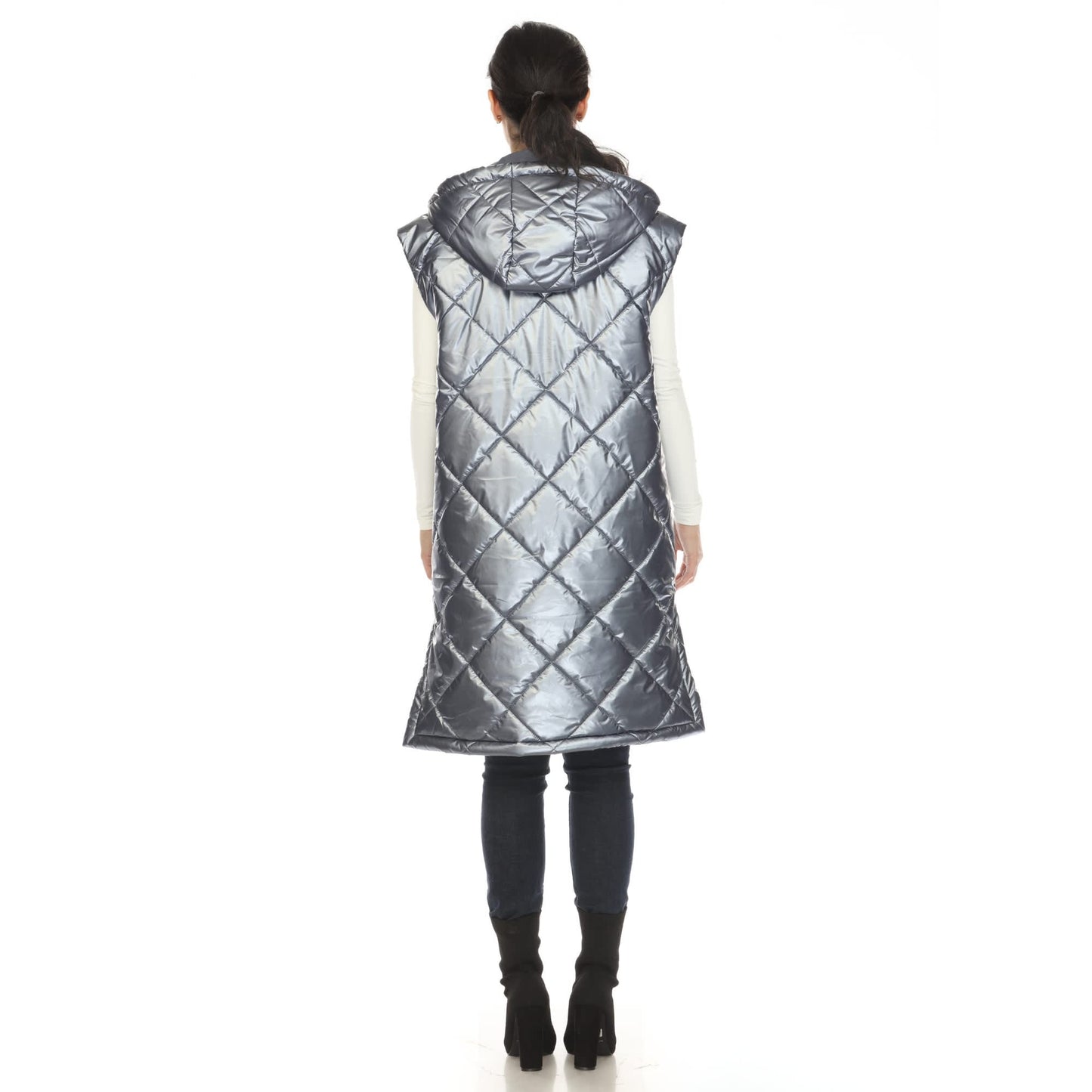 Metallic Denim Slate-