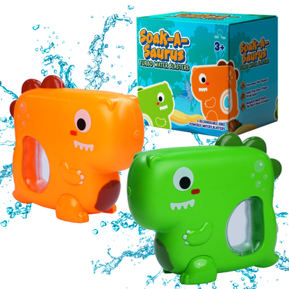 Green and orange water blaster-