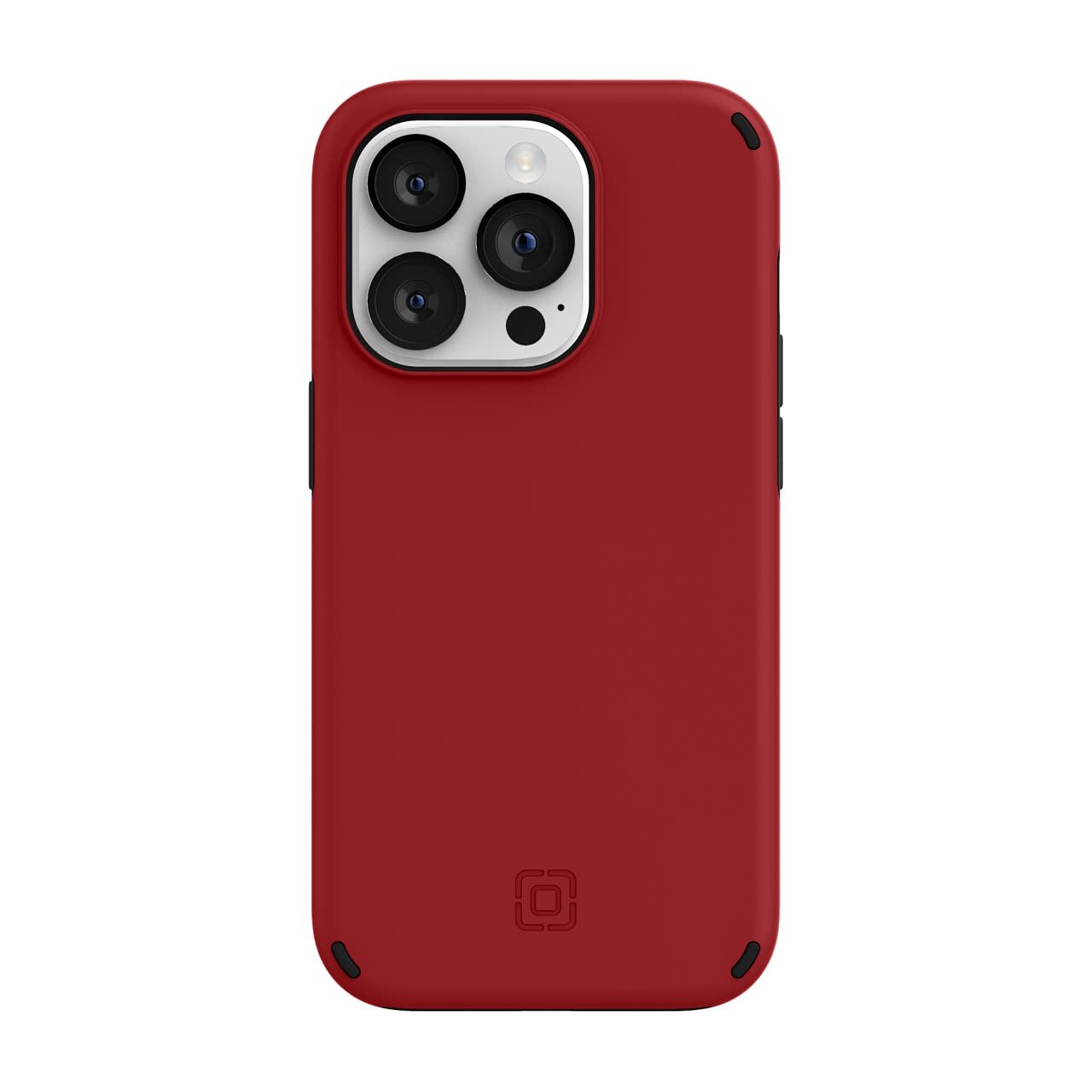 Incipio Duo Case for Iphone 14 Pro (6.1") – Magsafe & Wireless Charging Compatible, Slim Dual-Layer Protective Case with 12ft Drop Protection, Shock-Absorbing, Scratch-Resistant Cover - Red