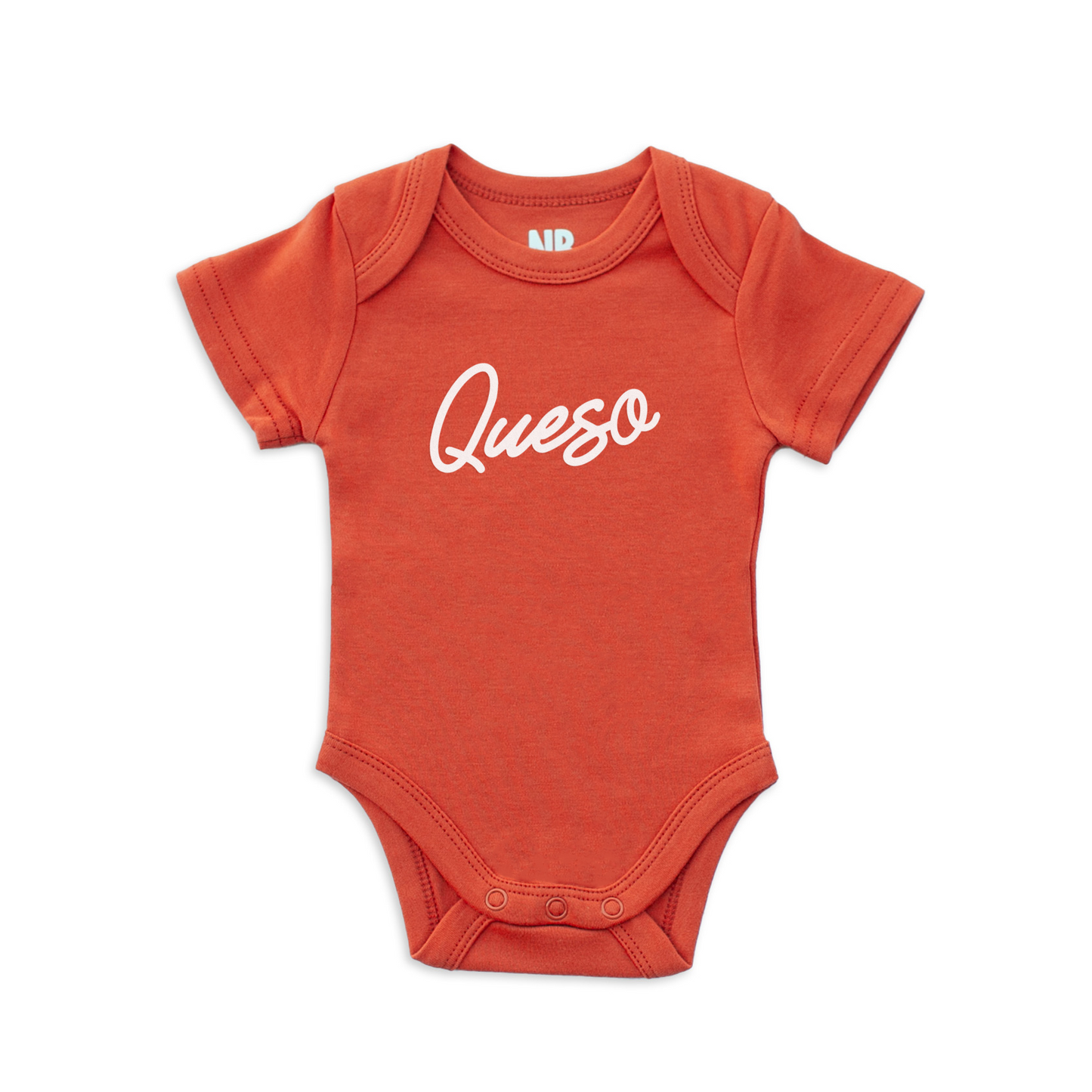 Frankie Jean Queso Cursive Onesie