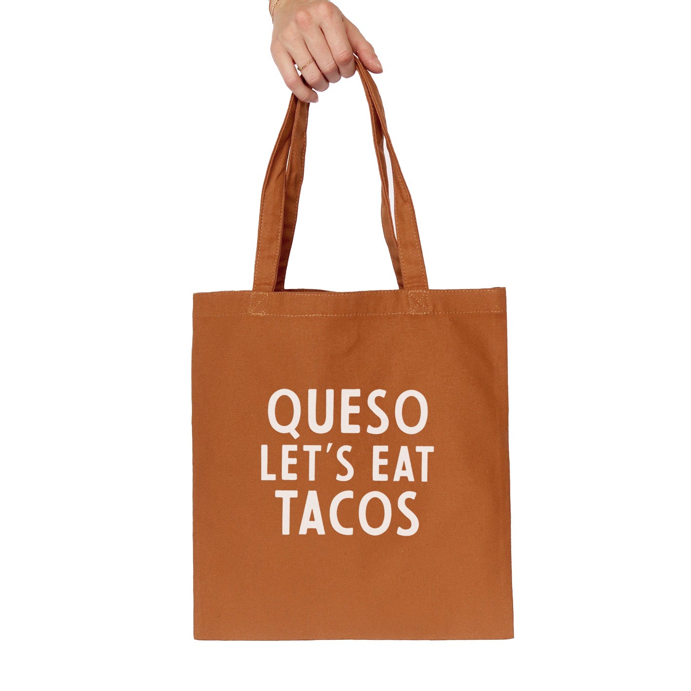 Frankie Jean Queso Let's Eat Tacos Tote Bag