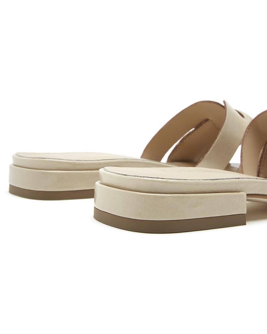 740 Beige crushed leather-