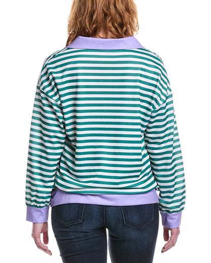 PURPLE/GREEN STRIPE-