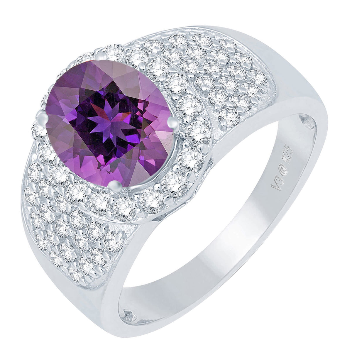 Purple, White-