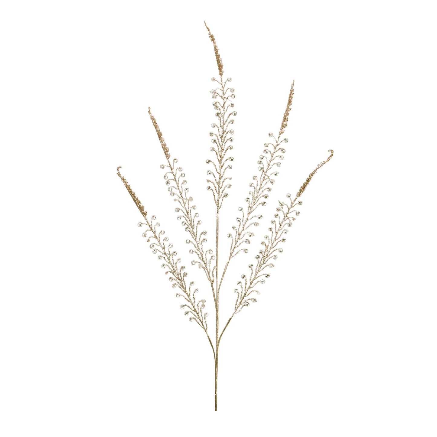 Melrose International Beaded Fern Spray (Set of 2)