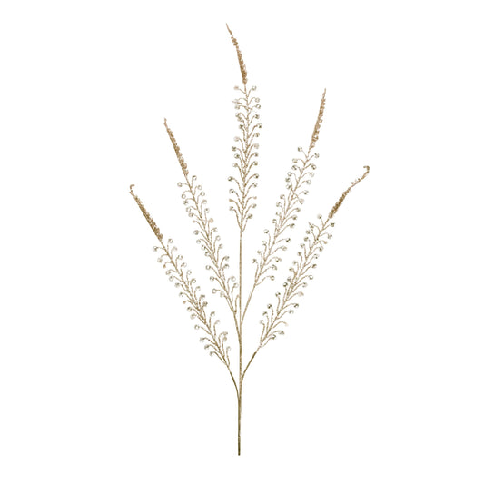 Melrose International Beaded Fern Spray (Set of 2)