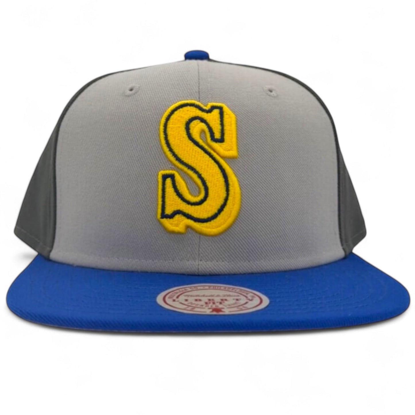 Mitchell & Ness Men's MLB Triple Play Liberty Snapback Coop Mariners Snapback Caps