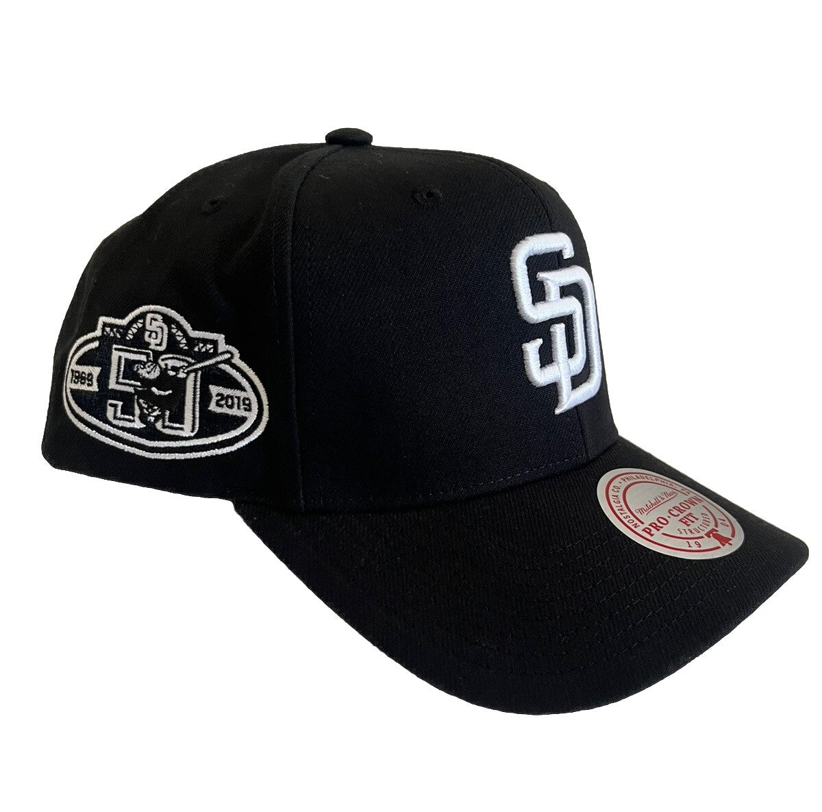 Mitchell & Ness Men's MLB Panda Pro Snapback Padres Snapback Caps