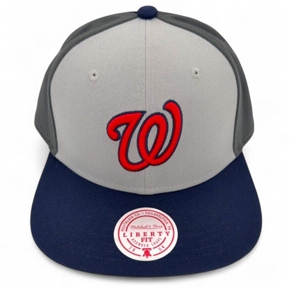 Mitchell & Ness Men's MLB Triple Play Liberty Snapback Nationals Snapback Caps