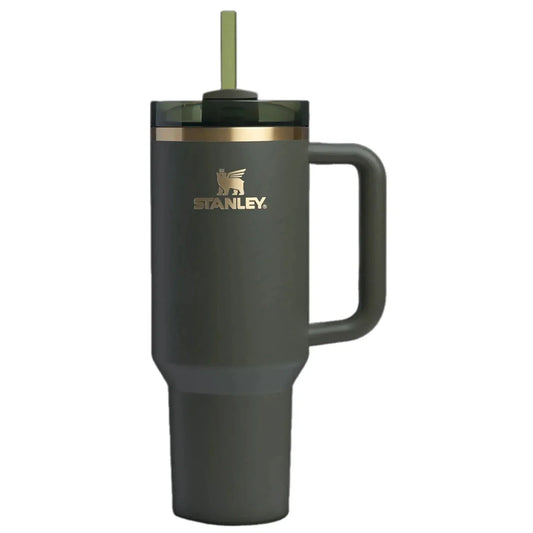 Stanley Quencher H2.0 FlowState Tumbler 40 oz — Cypress Stainless Steel