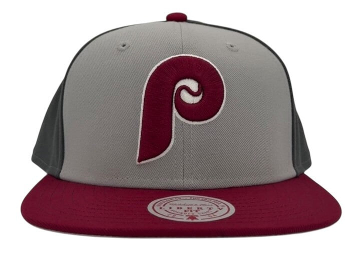 Mitchell & Ness Men's MLB Triple Play Liberty Snapback Coop Phillies Snapback Caps